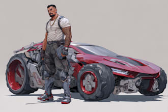 illustrate epic superhero comic scenes
