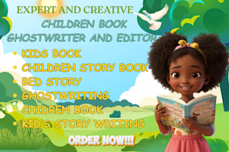 ghostwrite original fun and inspiring children books and bedtime stories