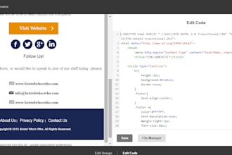 make custom responsive template from PSD