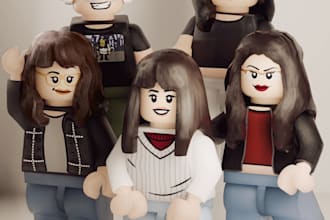 turn you into a 3d lego figure