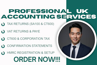 provide expert bookkeeping, ct600, vat returns, and payroll services