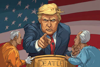 create political and editorial cartoons