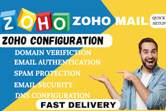 setup, migrate troubleshoot zoho mail with domain integration