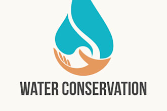 design a water conservation logo