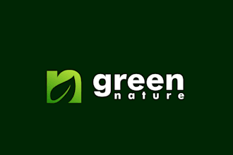 design a green startup logo