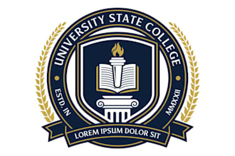 design school, collage, university, academy any educational logo