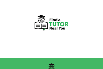 design tutoring service, learning center, or online education platform logo