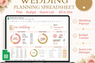 design wedding planner spreadsheet wedding budget tracker goggle sheet guestlist