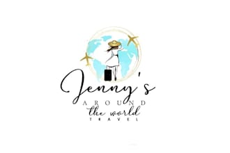 design upcoming travel agency logo