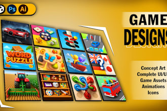 design player focused 2d, 3d game UI design