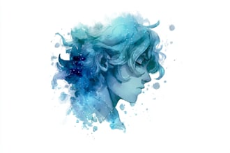 create watercolor and digital illustrations