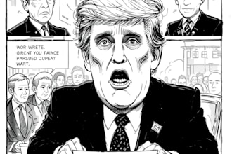 draw political cartoon and comic