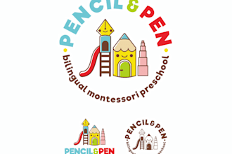 do a preschool mother care childcare daycare logo design