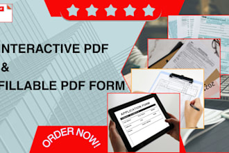 create and design interactive pdf and fillable pdf form