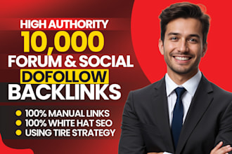 make 10,000 SEO social network ant forum profile backlinks