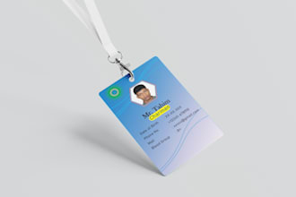 design professional and creative identity id cards