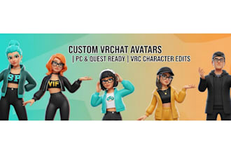 create and edit vrchat avatars, vrc characters, and vrm models