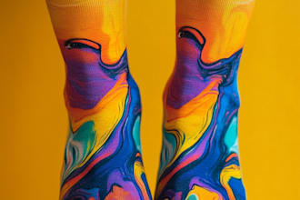 design custom and unique socks design