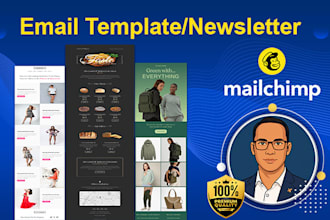 design and develop mailchimp email template newsletter