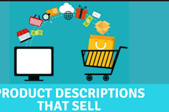 write 5 e commerce product descriptions
