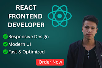 build a modern react landing page