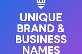 find the perfect brand name with domain and social handle availability