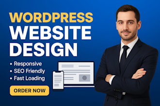 build a modern multi page responsive wordpress website