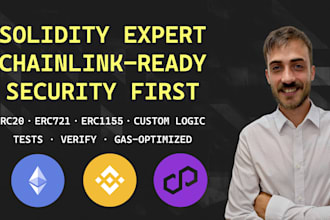 build erc20, erc721 or custom evm smart contracts