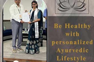 create a personalized ayurvedic wellness plan