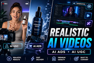 create realistic ai generated ugc video ads, ai meta ads