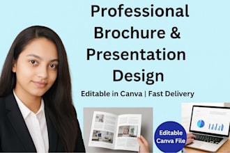 design professional resumes, brochures, and presentations in canva