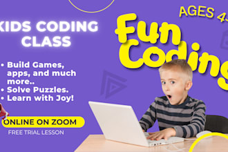 teach coding and game development to kids aged 4 to 18