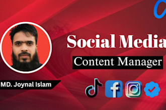 be your social media marketing manager