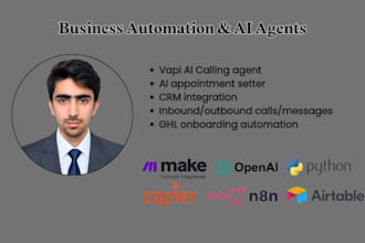 build ai agents and automations for business and marketing