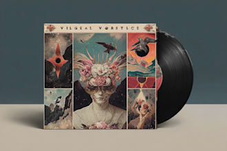 design stunning anime album cover art