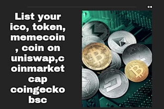 create your crypto token setup meme coin presale website list coinmarketcap coin