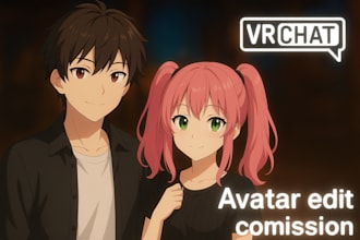 edit, fix, and upload your vrchat avatar
