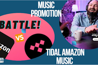 do tidal music promotion for amazon music , tidal music