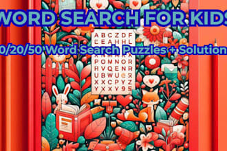 create word search for kids