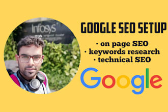 do google SEO of your website and webstore