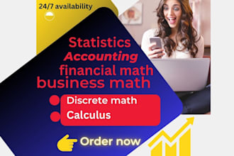 assist you in business math, finance, and statistical modeling