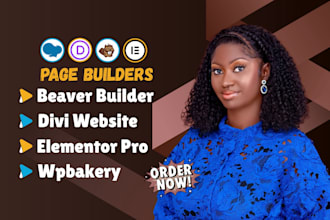 beaver builder, divi website, divi theme, elementor website, wpbakery, wordpress