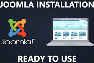 install and configure a ready to use joomla website