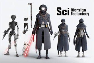 design your sci fi and star wars character