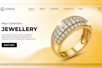 design and redesign jewelry website jewelry shopify store jewelery store shopify