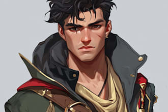 create the best game character in game style for you