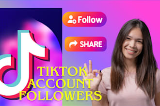 grow and promote your tiktok account followers organically, tiktok promotion