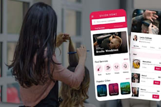 develop custom salon app, barbershop, beauty spa app