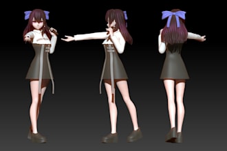 fix, rig, and convert vroid avatar to vrchat ready model with arkit blendshapes
