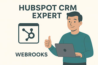 handle hubspot integrations, CRM setup, and website migration